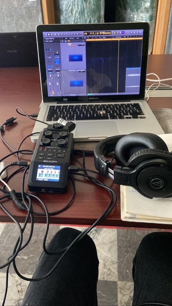 Audio mixing setup